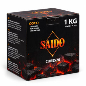 SAIDO 1Kg Naturkohle 26mm