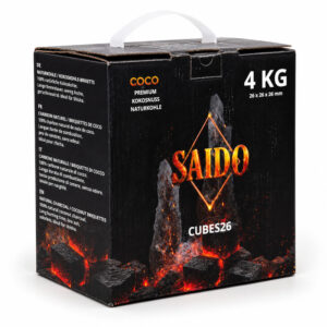 SAIDO 4Kg Naturkohle 26mm