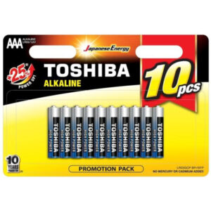 Toshiba Alkaline Batterien AAA 10er Pack