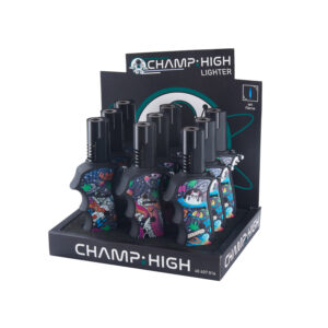 CHAMP High Spacesaber Blue Flame Sturmfeuerzeug (9x)