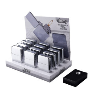 CHAMP Satin WP Flint Lighter (12x)