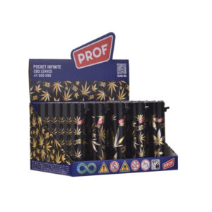 PROF 3D Effect CBD Rundes Feuerzeug, nachfüllbar (25x)