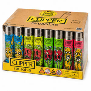 48x Clipper Diabloic Fruit Feuerzeug