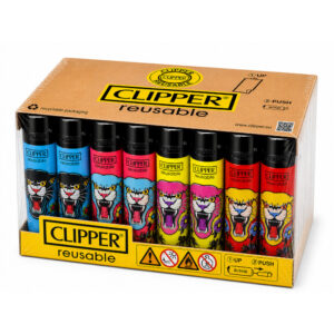 48x Clipper El Puma Feuerzeug