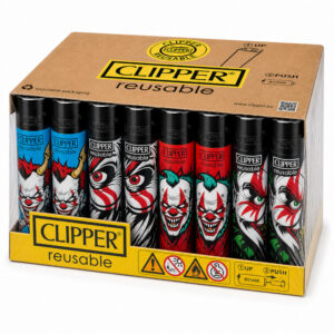 48x Clipper Lovely Clowns Feuerzeug