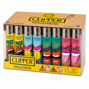 48x Clipper Naughty Words Feuerzeug