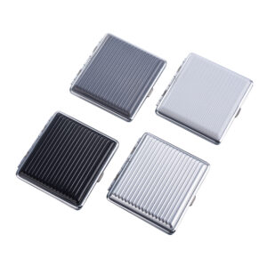 Champ Plastic Cigarette Case Striped (12x)