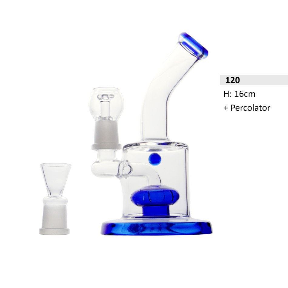 Öl-Glasbong mit Percolator Dabbing 1