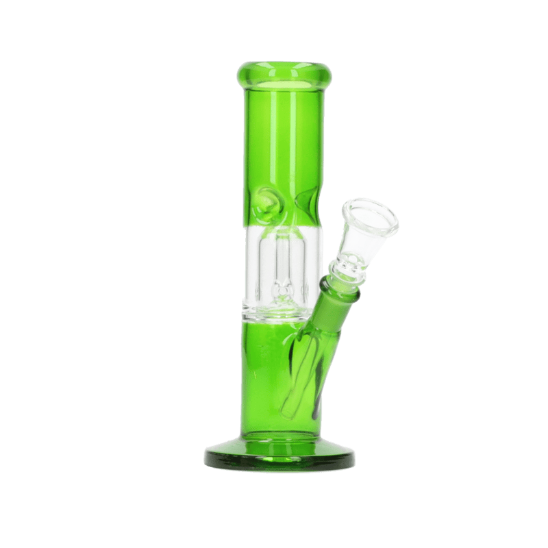 Glasbong Ice mit Percolator Zylinder Transparent Grün