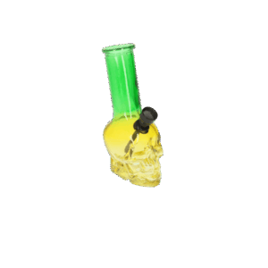 Super Heroes Glasbong Skull
