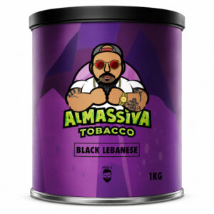 Al Massiva Shisha Tabak 1kg - Black Lebanese