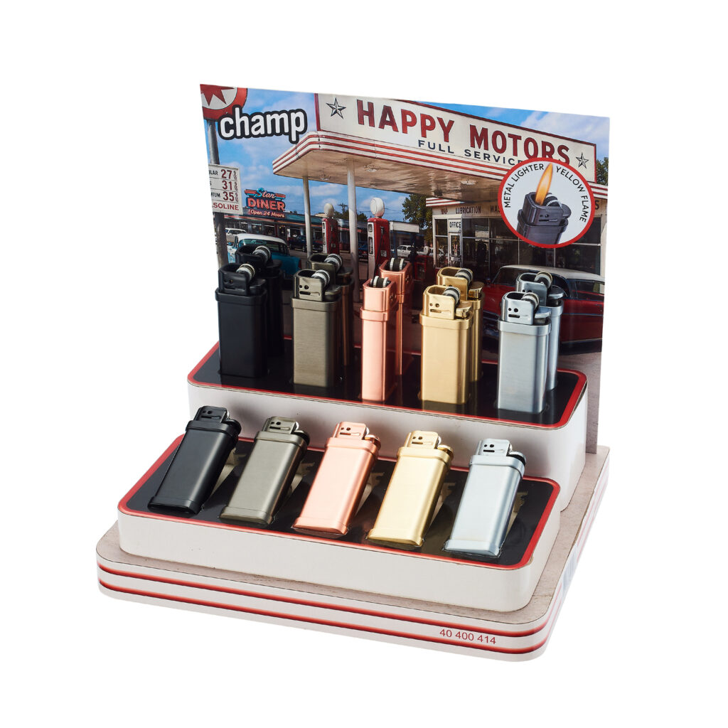 CHAMP Metal Jerrycan Feuerzeug (15x)