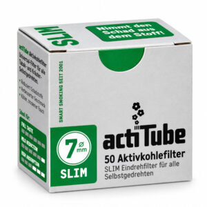 ActiTube Slim Aktivkohlefilter | 7mm 50 Stück